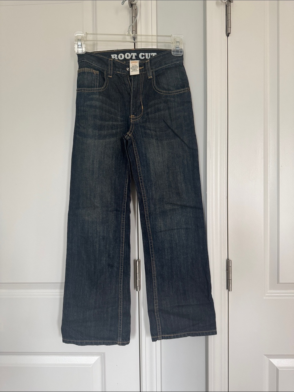 Gymboree Dark Blue Bootcut Jeans, boys, size 8 , slim, like new condition